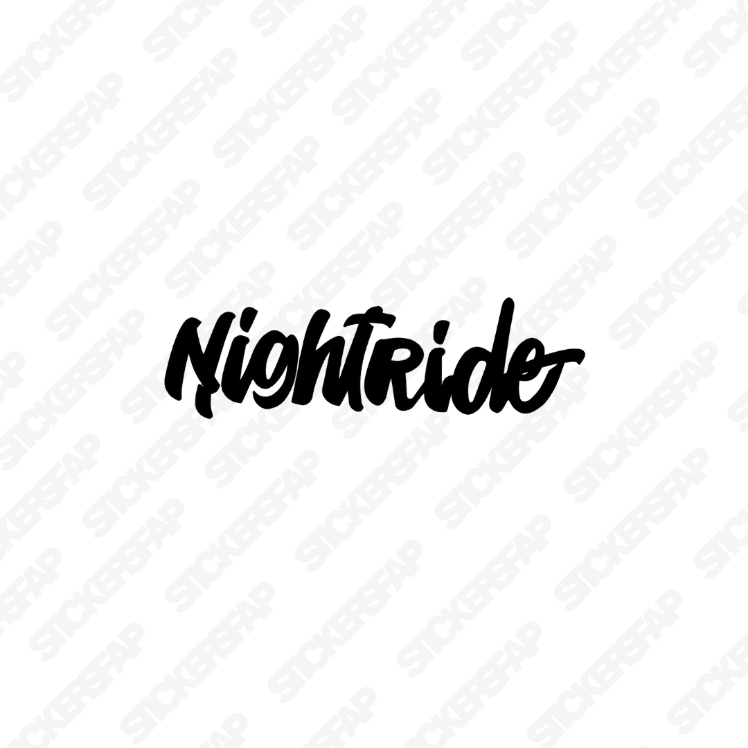 Nightride pegatina