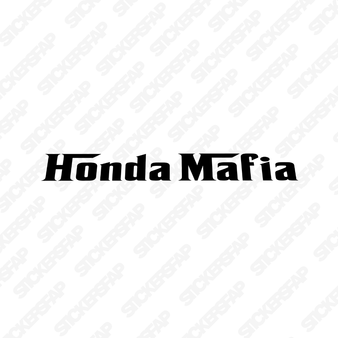 Pegatina Honda mafia pequeña