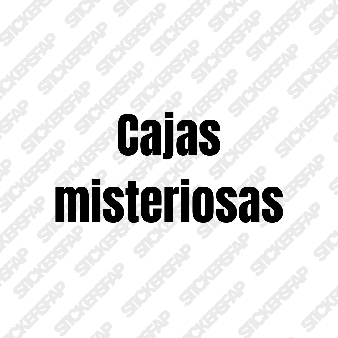 Cajas misteriosas