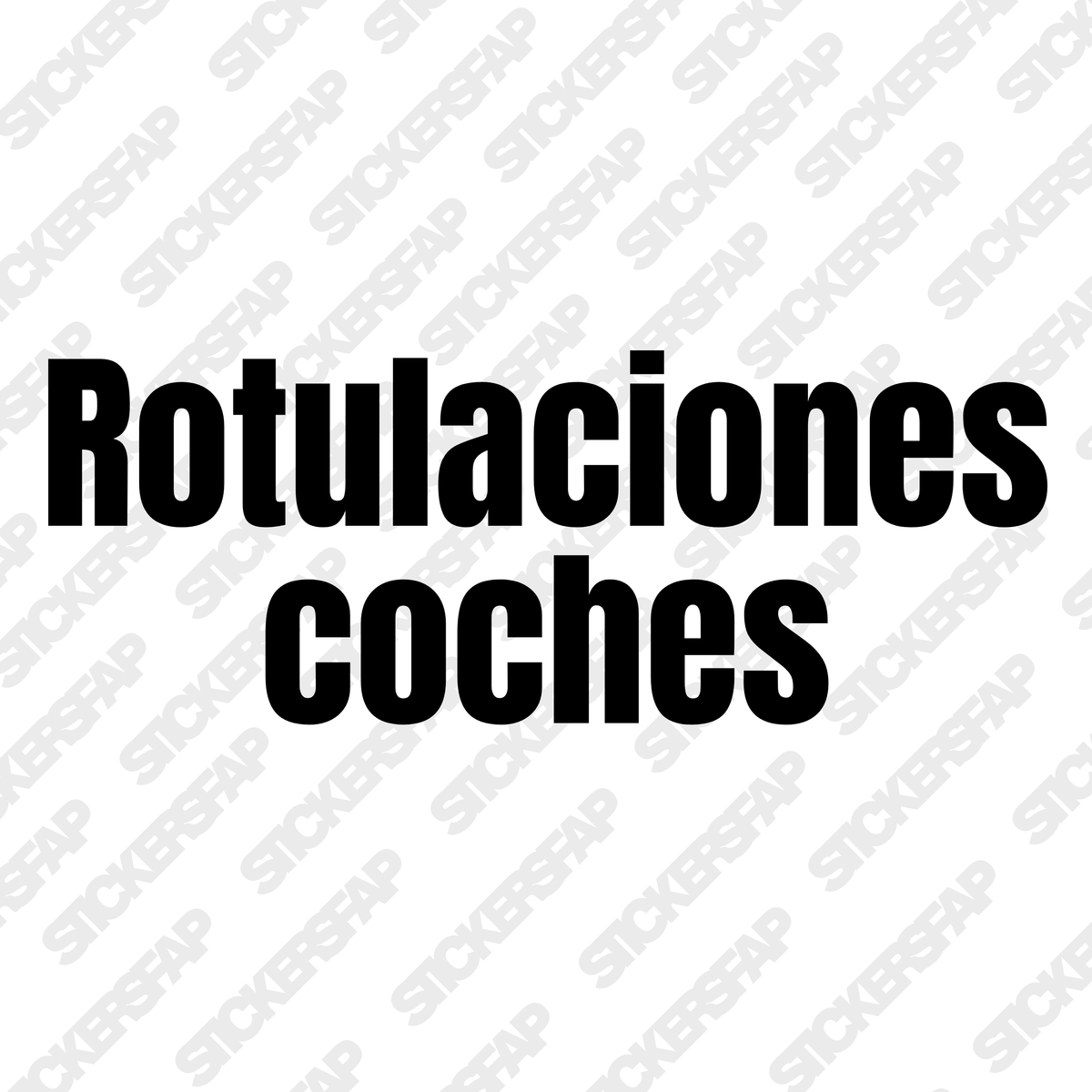 Rotulaciones coches
