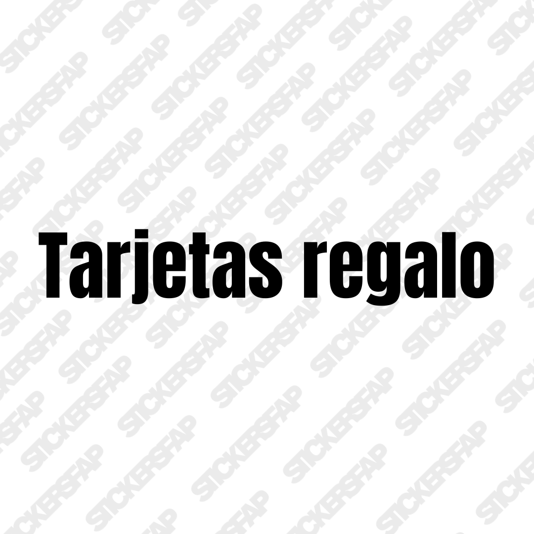 Tarjeta de regalo