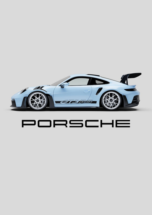 Póster "BLUE GT3RS"