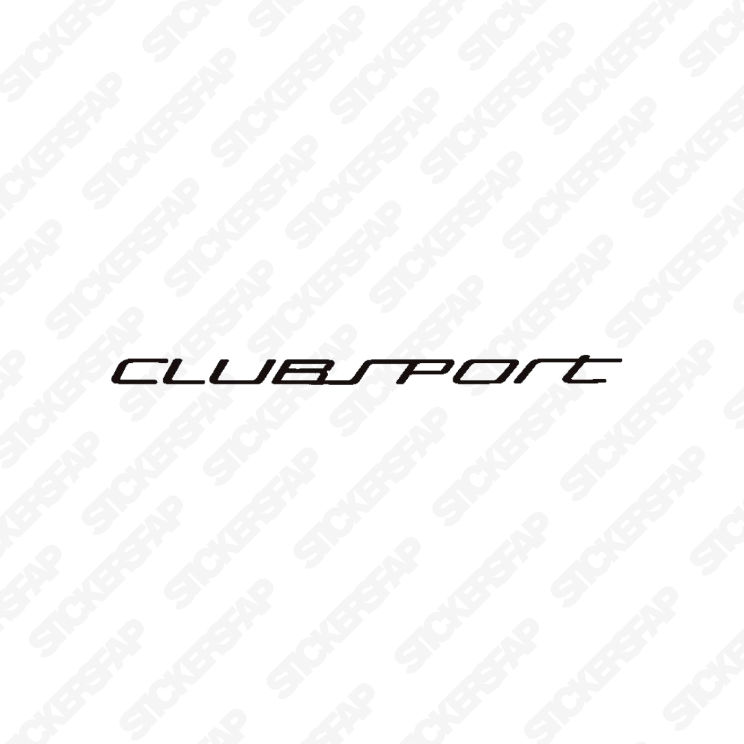 Pegatina clubsport