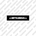 Tapamatrículas Mitsubishi