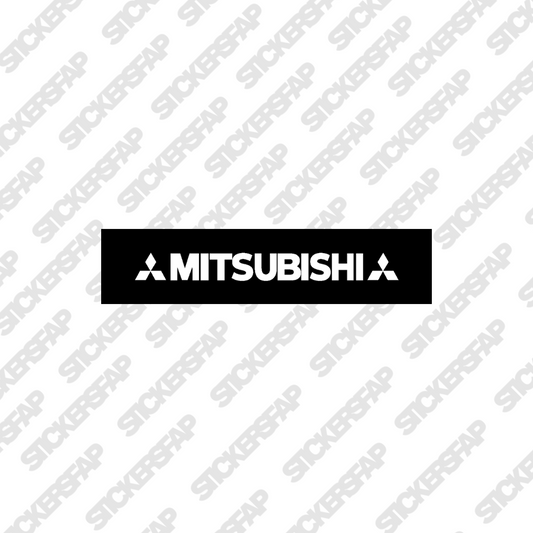 Tapamatrículas Mitsubishi