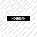 Tapamatrículas Hoonigan