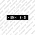 Tapamatrículas Streetlegal