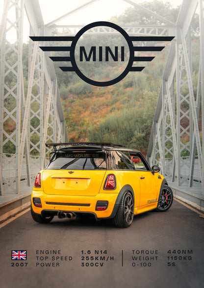 Póster coche personalizado specs