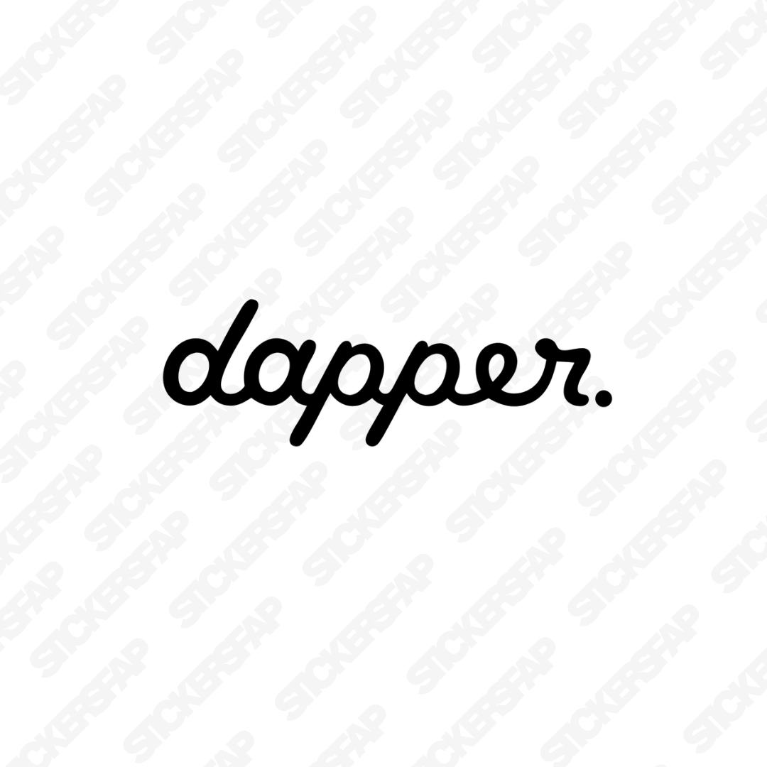 Pegatina Dapper