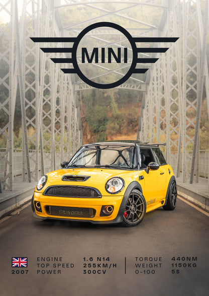 Póster coche personalizado specs