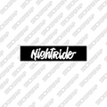 Nightride tapamatrículas