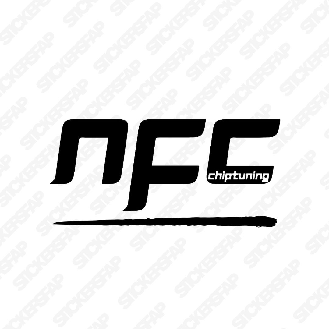 NFC chiptuning pegatina grande