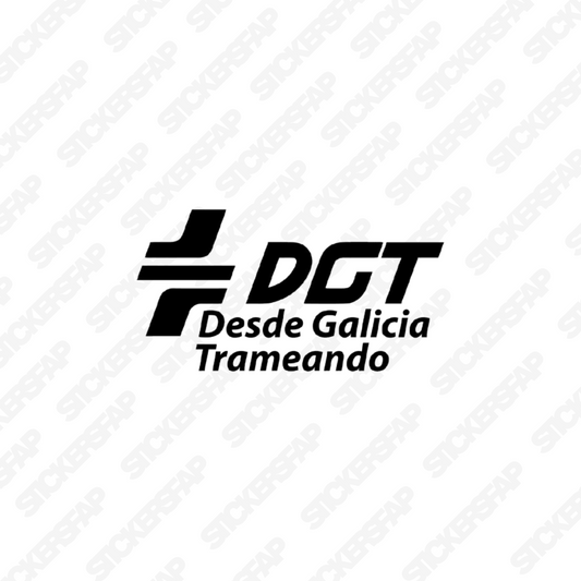 Pegatina Desde Galicia trameando