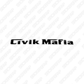 Pegatina Civic mafia pequeña