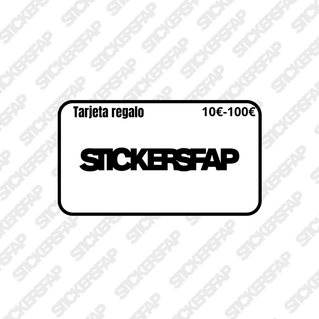 Tarjeta de regalo Stickersfap