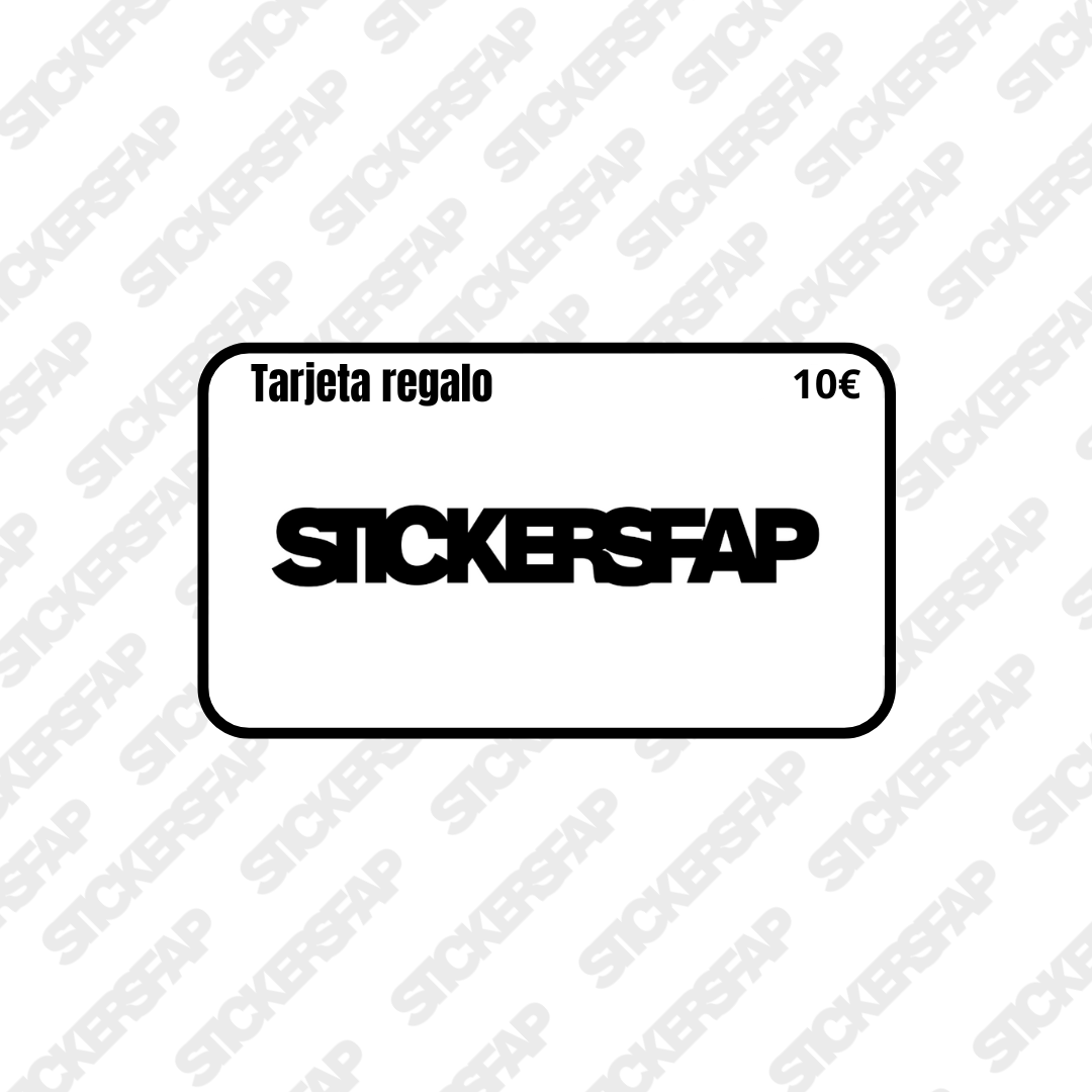 Tarjeta de regalo Stickersfap