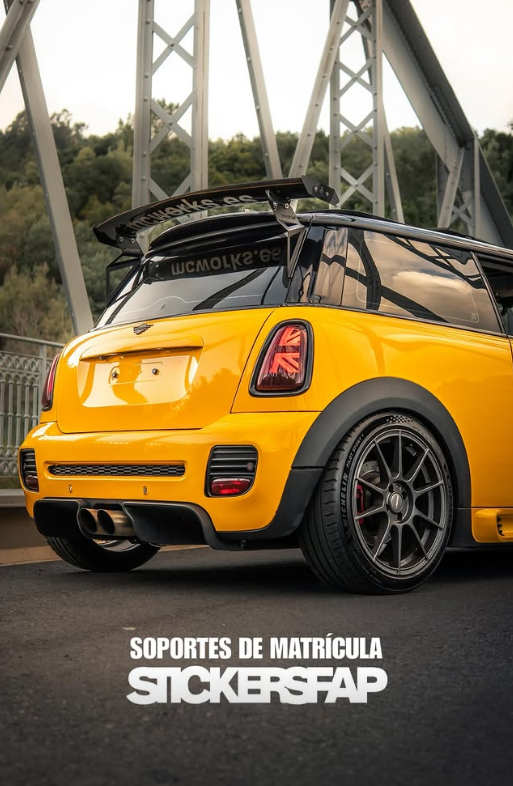 Soporte matrícula imanes