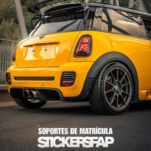 4x3 en soportes de matrícula de imán